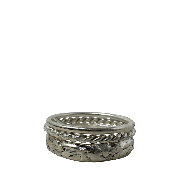 Ring Stackable By Clothes Mentor, Size: 03 Piece Set