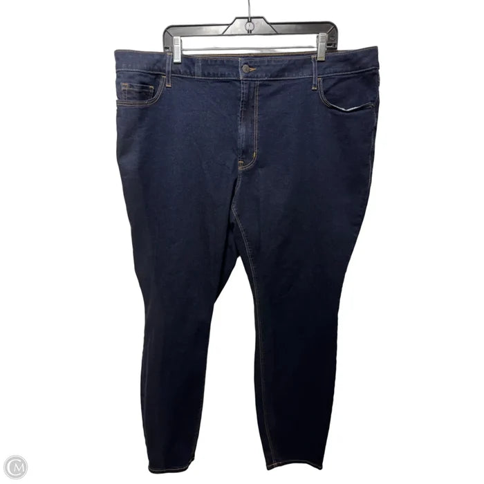 Rockstar Super Skinny Jeans By Old Navy In Blue Denim, Size: 24