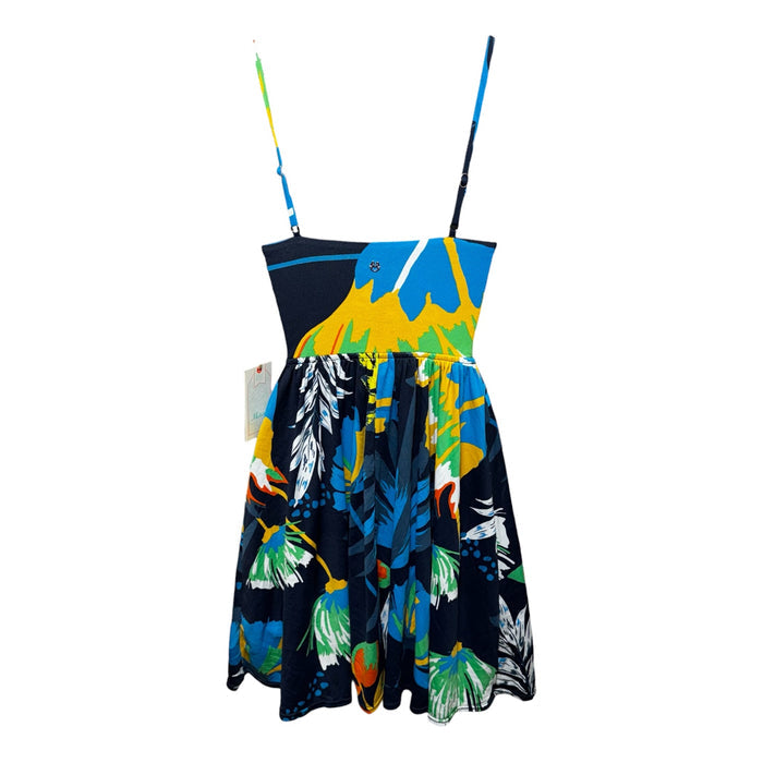 Sea Circus V-Neck Mini Dress By Maaji In Tropical Print, Size: XS