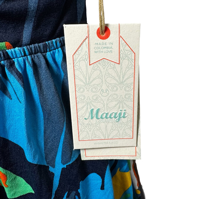 Sea Circus V-Neck Mini Dress By Maaji In Tropical Print, Size: XS