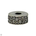 Shining Elegance CZ & Sterling Clip Bracelet Charm By Pandora