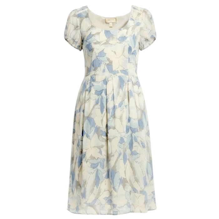 Silk Blend Dress Casual Short By Moulinette Soeurs X Anthropologie In Floral Print, Size: 6