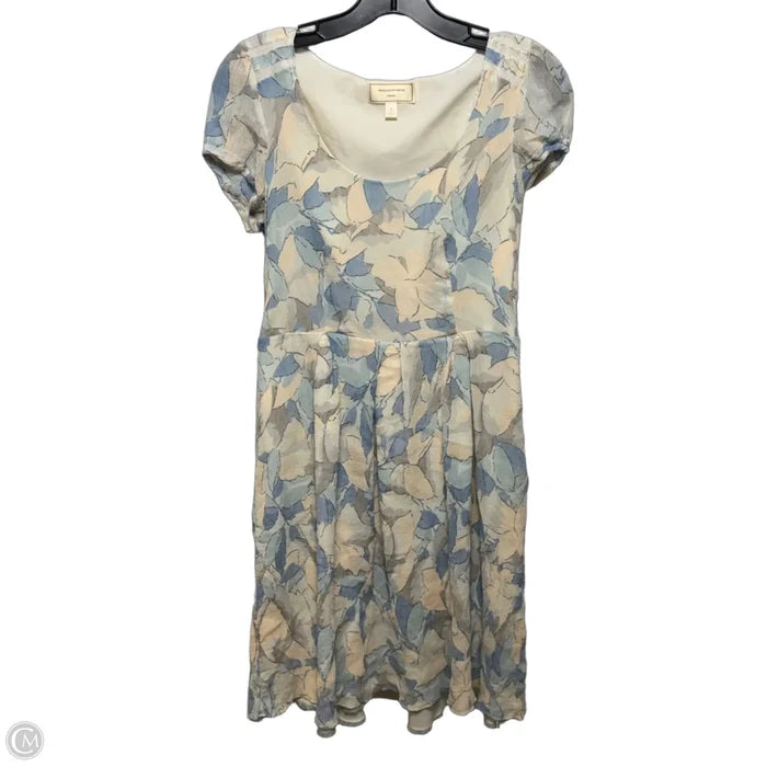 Silk Blend Dress Casual Short By Moulinette Soeurs X Anthropologie In Floral Print, Size: 6