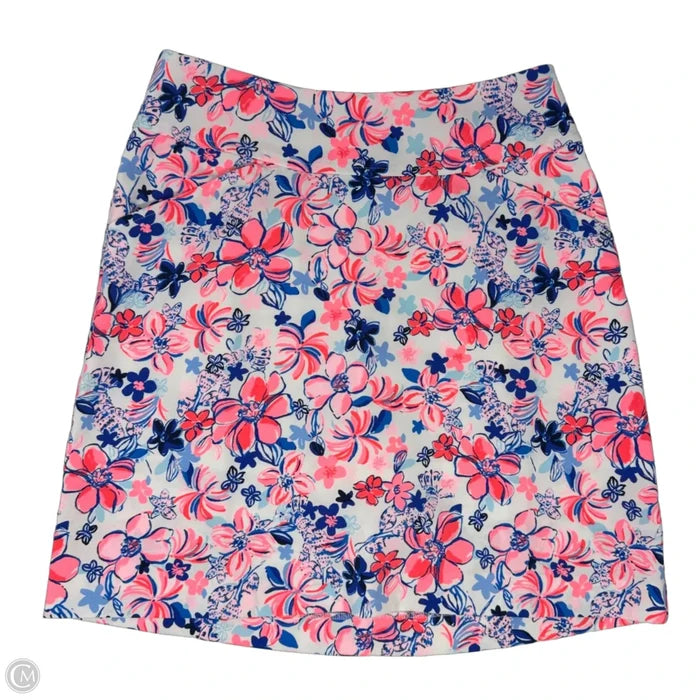 Skirt Designer By Lilly Pulitzer In Floral Print, Size: 00