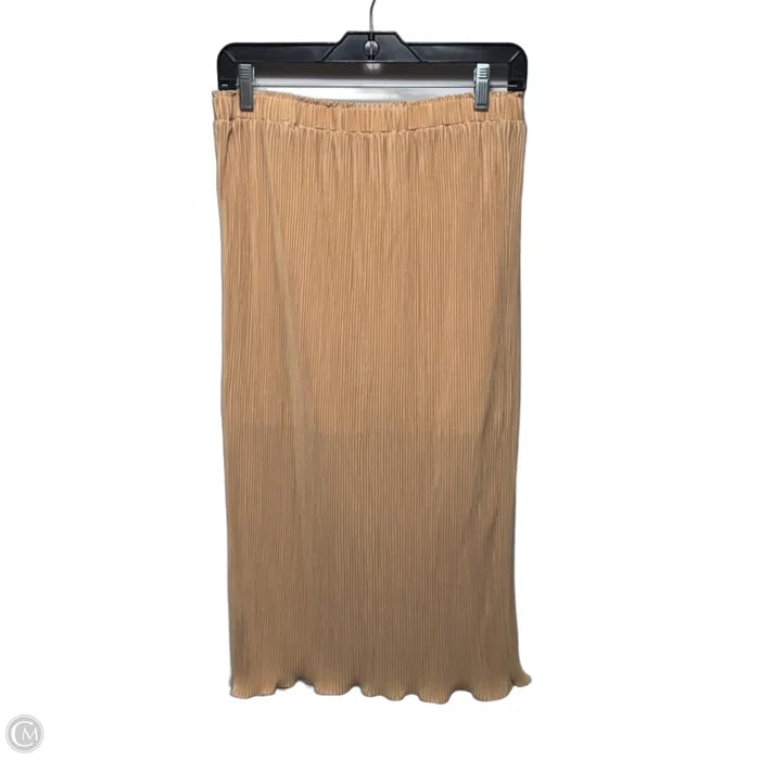 Skirt Midi By All:Row In Yellow, Size: S