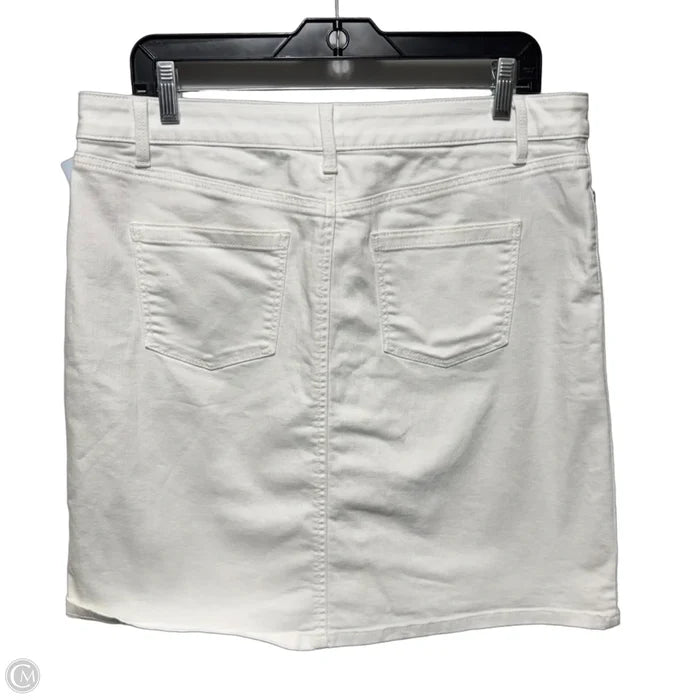 Skirt Mini & Short By Talbots In White, Size: 12p