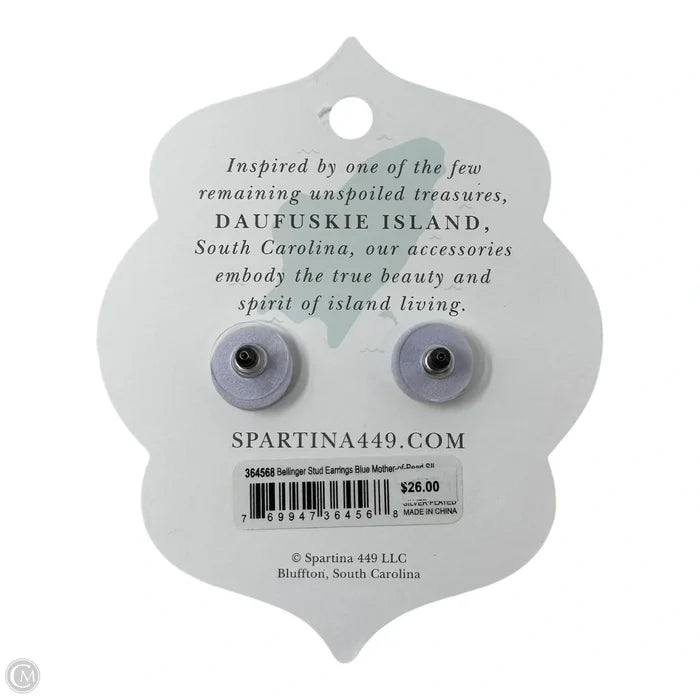 Sterling Plated Earrings Stud By Spartina