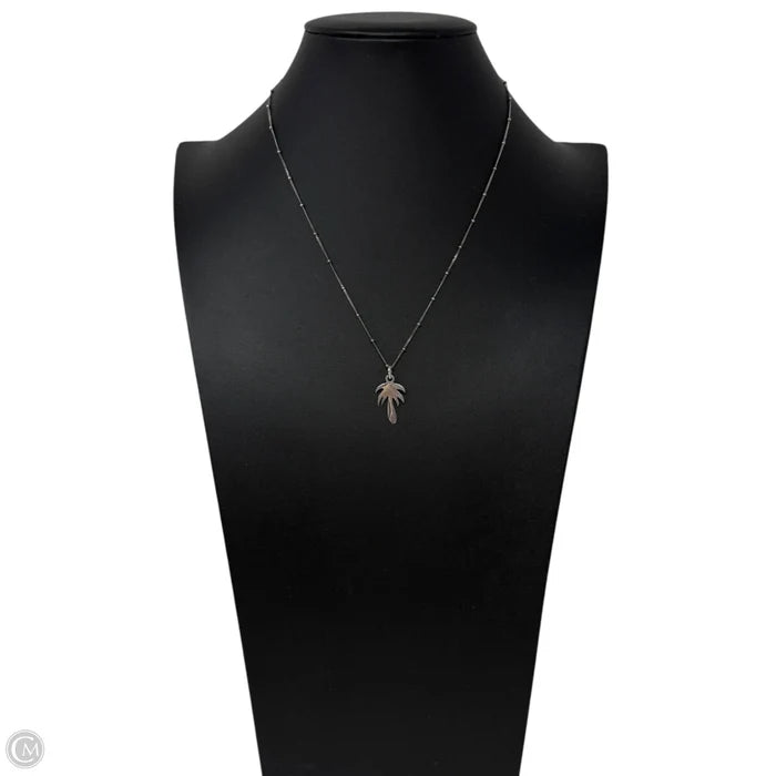 Sterling Silver Palm Tree Pendant Necklace
