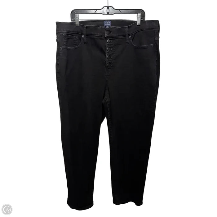 Stovepipe Straight Jeans By J. Crew In Black, Size: 20/35
