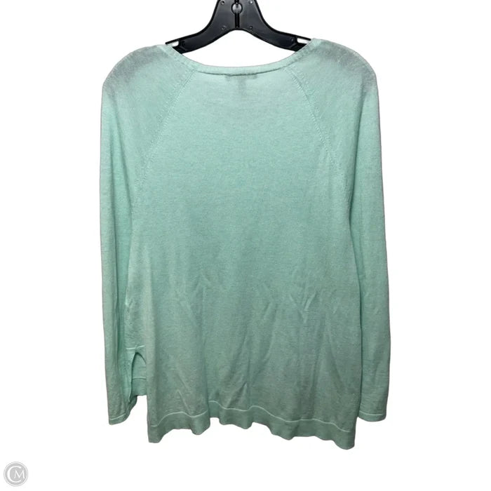 Sweater By Eileen Fisher In Aqua, Size: S