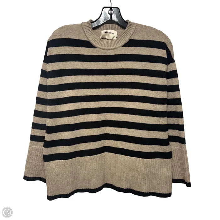 Sweater By Industry In Striped Pattern, Size: M