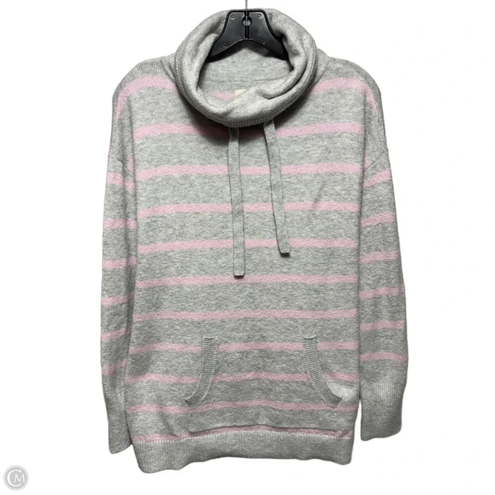 Sweater By Loft In Striped Pattern, Size: M