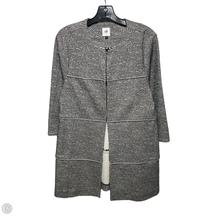 Sweater Cardigan By Cabi In Black & White, Size: M
