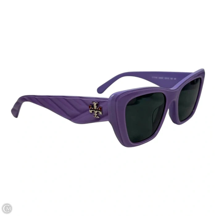 Textured Cat Eye Sunglasses Designer By Tory Burch