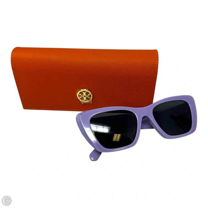 Textured Cat Eye Sunglasses Designer By Tory Burch