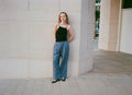 THE EASE TROUSER - AZURE STRIPE