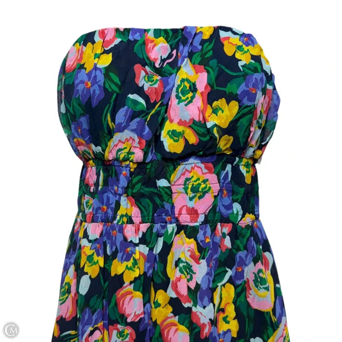 The Somerset Strapless Maxi Dress By Anthropologie In Floral Print, Size: S