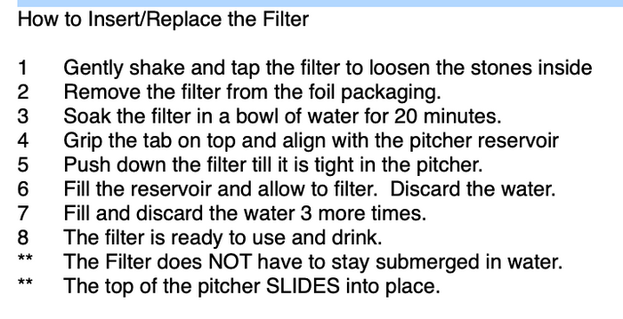 Therasage TheraH2O Pitcher Replacement Filter
Easy, Hassle-Free Replacement