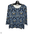 Top 3/4 Sleeve By J Mclaughlin In Blue, Size: M