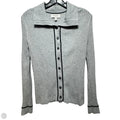 Top Long Sleeve By Banana Republic In Grey, Size: S