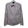 Top Long Sleeve By Brooks Brothers In Plaid Pattern, Size: 12p