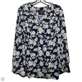 Top Long Sleeve By Lane Bryant In Blue, Size: 18