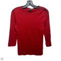 Top Long Sleeve By Lauren Jeans Co In Red, Size: S Petite