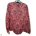 Top Long Sleeve By Talbots In Paisley Print, Size: M