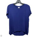 Top Short Sleeve Basic By Athleta In Blue/Purple, Size: Xs