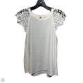 Top Short Sleeve By Monteau In White, Size: Xl