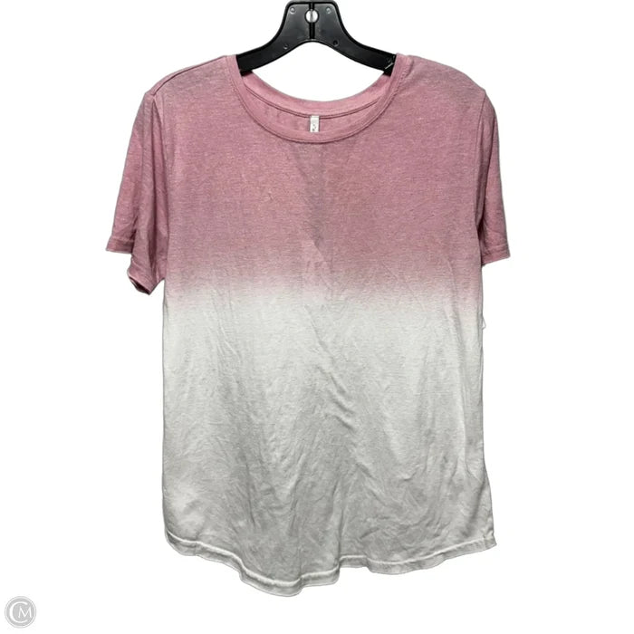 Top Short Sleeve By Z Supply In Ombre Print, Size: L