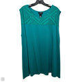Top Sleeveless By Catherines In Teal, Size: 3x