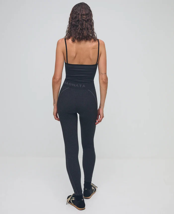 TRI WOOL BODYSUIT - OBSIDIAN