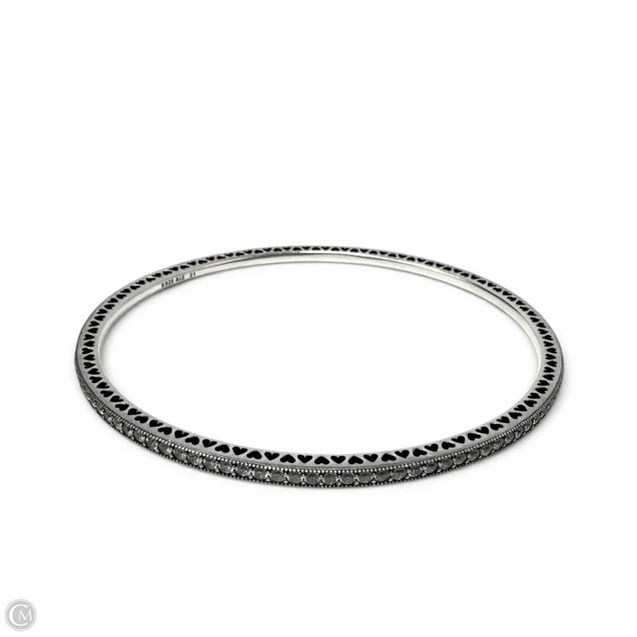 Twinkling Forever Sterling Silver & CZ Bangle Bracelet By Pandora