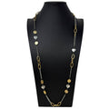 Two Tone Deco Station Necklace By Brighton