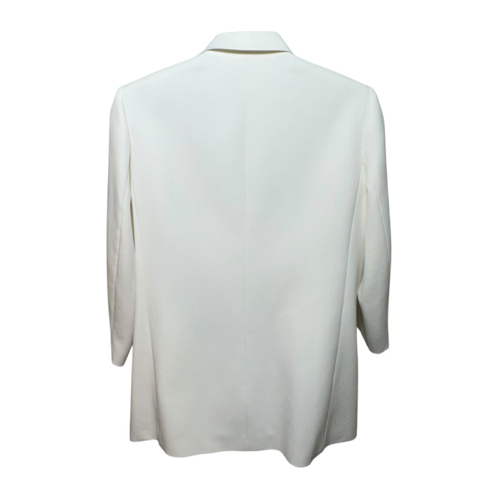 Valentina Side-Slit Double-Breasted Jacket By Kobi Halperin In White, Size: XL