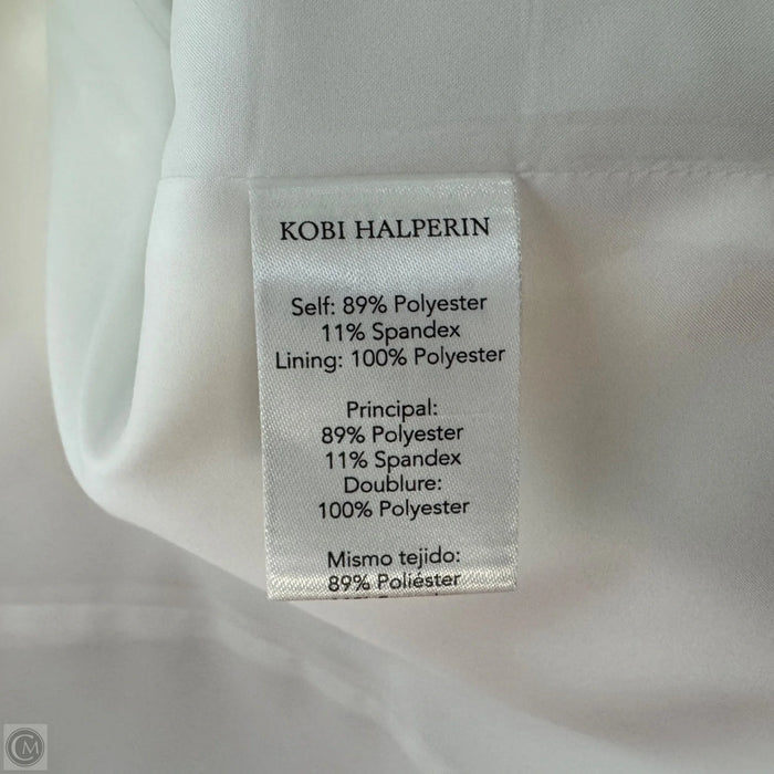 Valentina Side-Slit Double-Breasted Jacket By Kobi Halperin In White, Size: XL