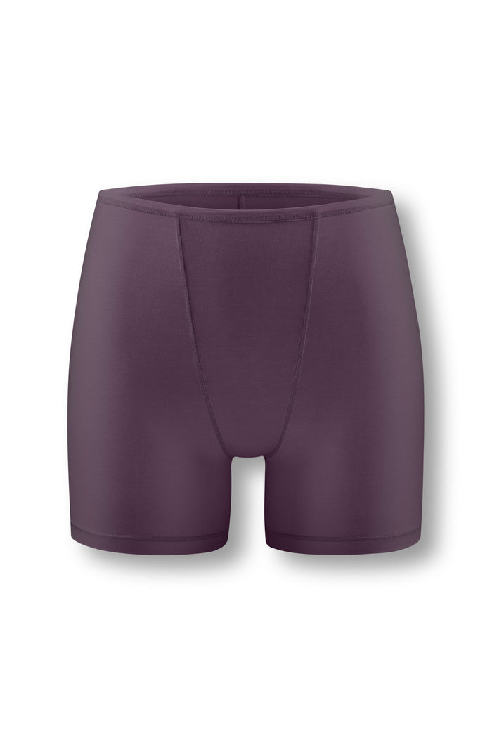 Women's Boxer in Currant on white background