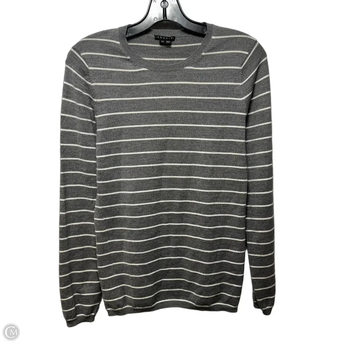 Wool Blend Sweater By Theory In Striped Pattern, Size: S
