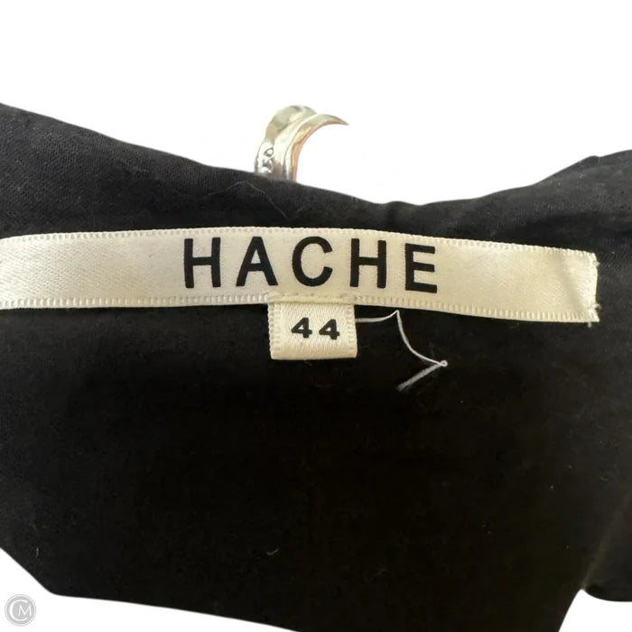 Wool Draped Strapless Dress Casual Short By Hache In Grey, Size: M / 44