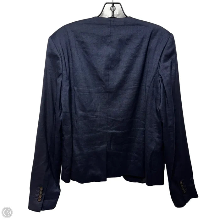 Wool & Linen Blazer By Pauw In Navy, Size: 4