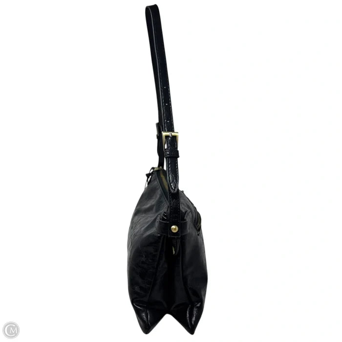 Wrinkle Patent Shoulder Handbag Leather By Joy Susan, Size: Medium