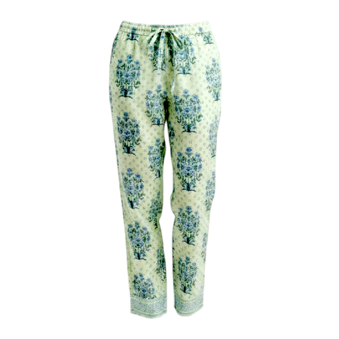Yarrow Leonor Linen Pajama Pants By Roller Rabbit X Anthropologie In Floral Print, Size: L