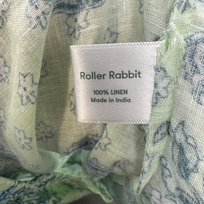 Yarrow Leonor Linen Pajama Pants By Roller Rabbit X Anthropologie In Floral Print, Size: L